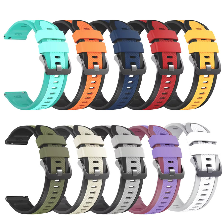 Uhrenarmband Silikon, 22 mm, Unisex - Bild 5