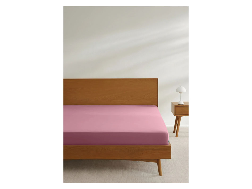 S.Oliver Spannbettlaken Jersey in Pink, B/T: 180 x 200 cm - Bild 2