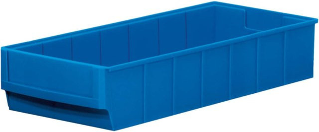 BRB Regalkästen, Blau, 12 Stück, B: 18,3 cm, T: 8,1 cm, H: 40,0 cm - Bild 1