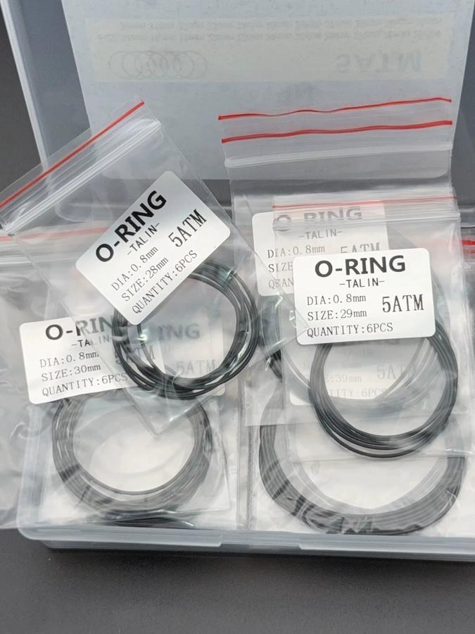 RACDONA Uhrenrückseitige Abdeckung, O-Ring, Schwarz - Bild 3