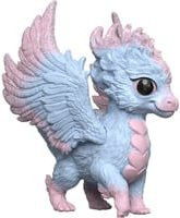 Bayala Schleich Baby Kristalldrache Spielfigur in Pink und Hellblau - Bild 1