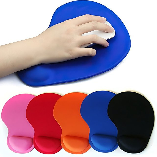 Ergonomisches Mauspad mit Handgelenkauflage in Schwarz für Laptop und Computer - Bild 1