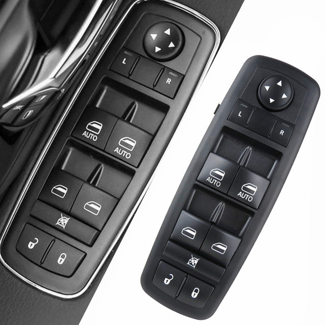 Malcayang Master Fenster Control Schalter 9 + 3 Pin für Dodge Ram 1500 2500 3500 2009-2012 in Schwarz - Bild 1