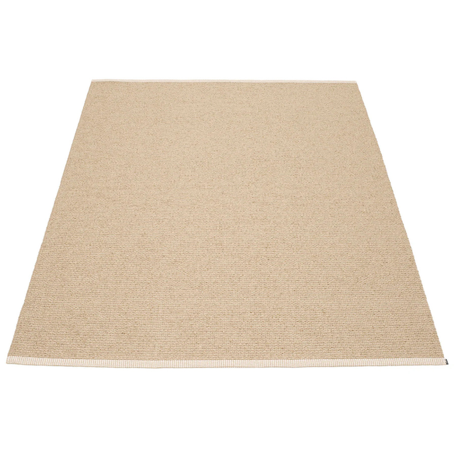 Pappelina Mono Teppich beige / light nougat B/T: 140 x 200 cm - Bild 1
