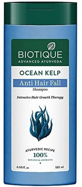 Biotique Meeresalgen Shampoo, 180 ml, mit Bhringraj & Neem, Normales Haar - Bild 1