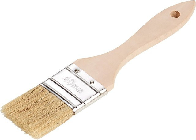 LUX-TOOLS Flachpinsel für wasserbasierte und lösungsmittelbasierte Lacke, Breite: 40 mm - Bild 1