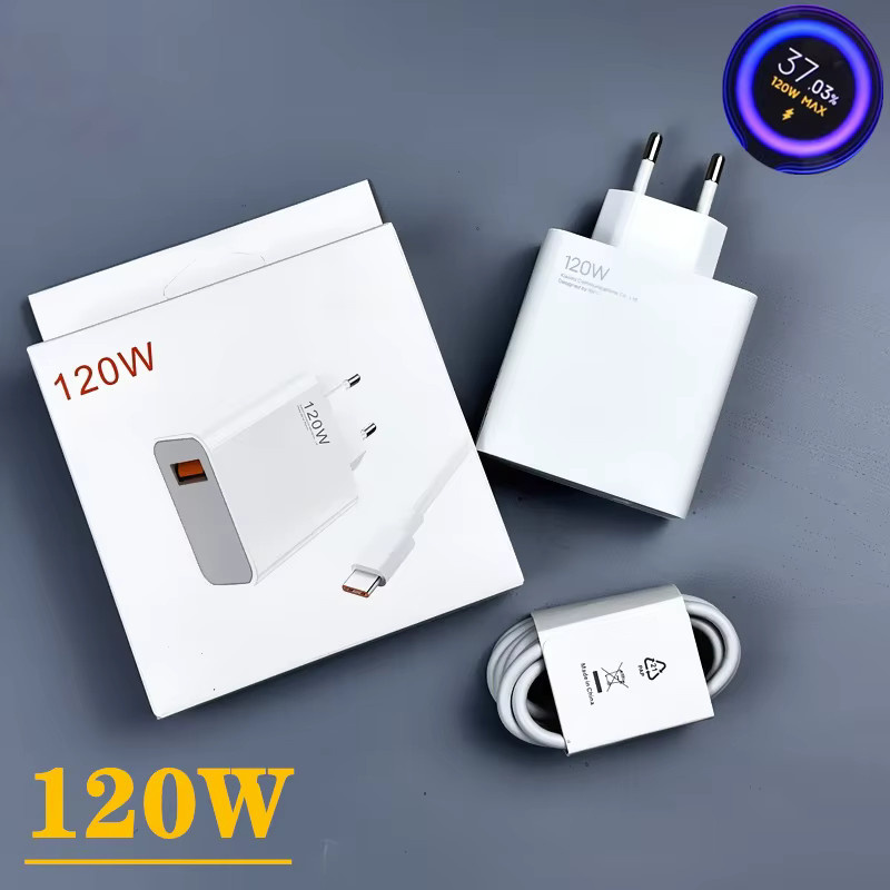 Xiaomi 120W Turbo Fast Charge Ladegerät mit Kabel in Weiß - Bild 6