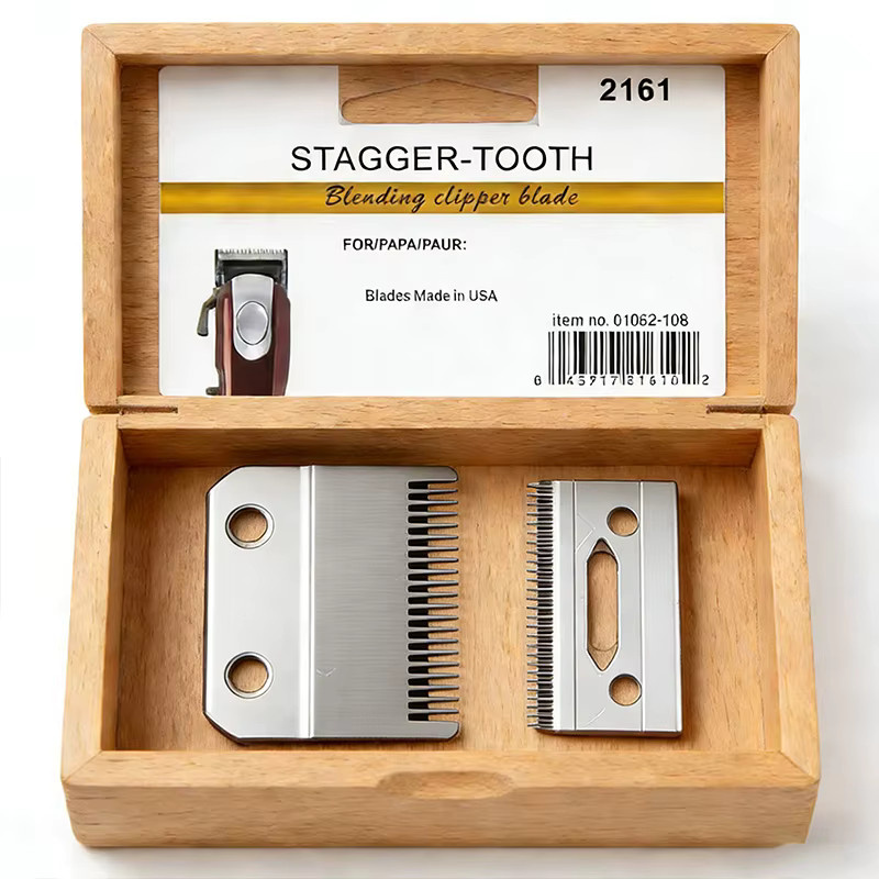 PROGEMEI Stagger Zahnersatzmischung # 2161-Klinge für Magic Clip-Haarschneidemaschine - Bild 5