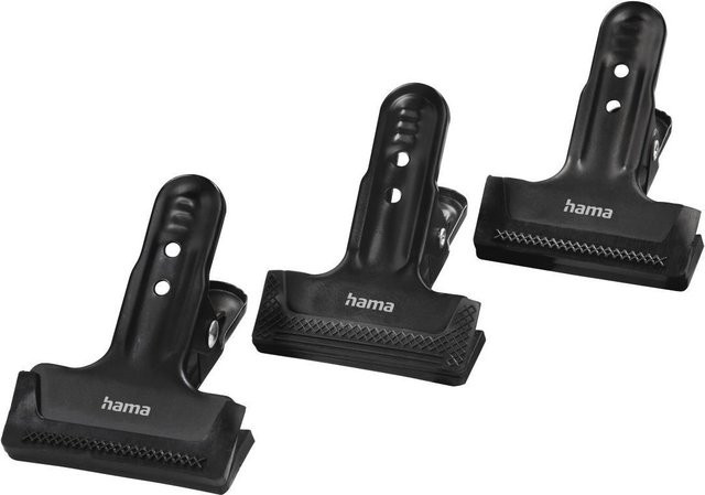 Hama Studioklemme 40 Set in Schwarz, 3 Stück - Bild 1