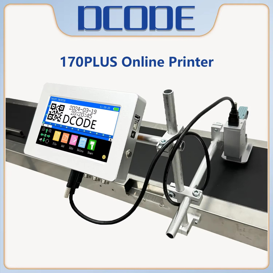 DCODE 170PLUS Industrial Thermal Inkjet Printer für Text, QR-Codes, Barcodes und Logos mit 12,7/25,4 mm Druckhöhe - Bild 2