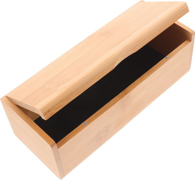 WINOMO Bambus-Box mit Deckel aus Holz für Schmuck und Accessoires, rechteckig - Bild 1