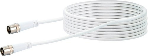 Schwaiger Coaxial Modem-Anschlusskabel, weiss, Länge: 7,5 m - Bild 1