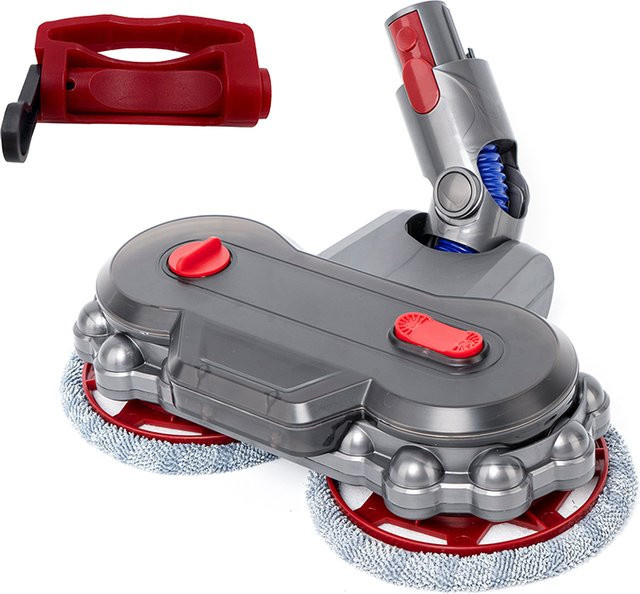 2-in-1 Wischkopfaufsatz für Dyson V7 bis V15, austauschbare und waschbare Bodenbürste für deinen Staubsauger - Bild 1