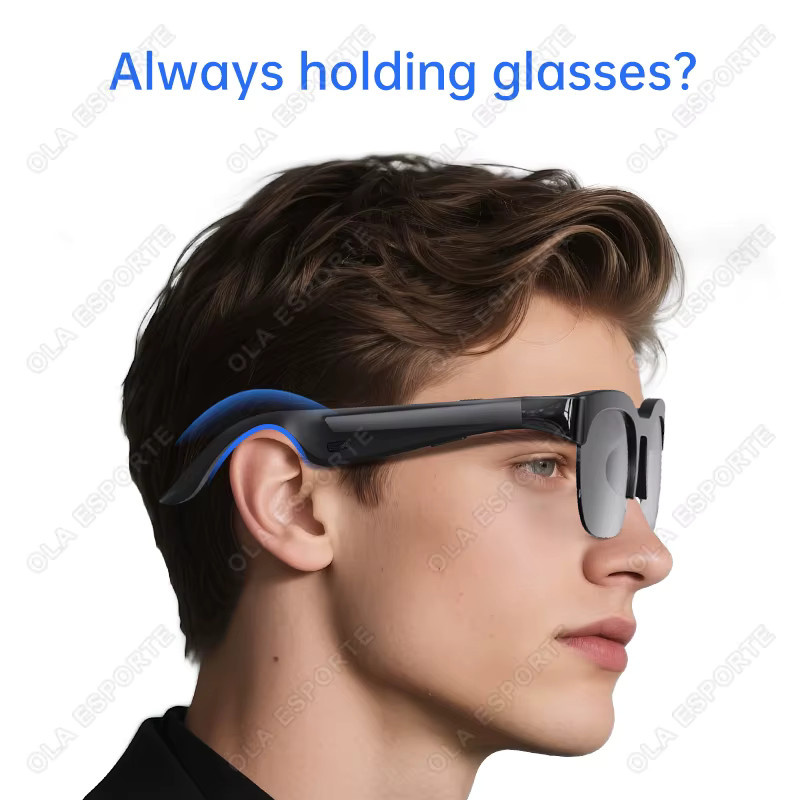 Ola Esporte Smart-Sonnenbrille in Schwarz mit Bluetooth, Übersetzungsfunktion und Kopfhörern für Damen und Herren - Bild 2