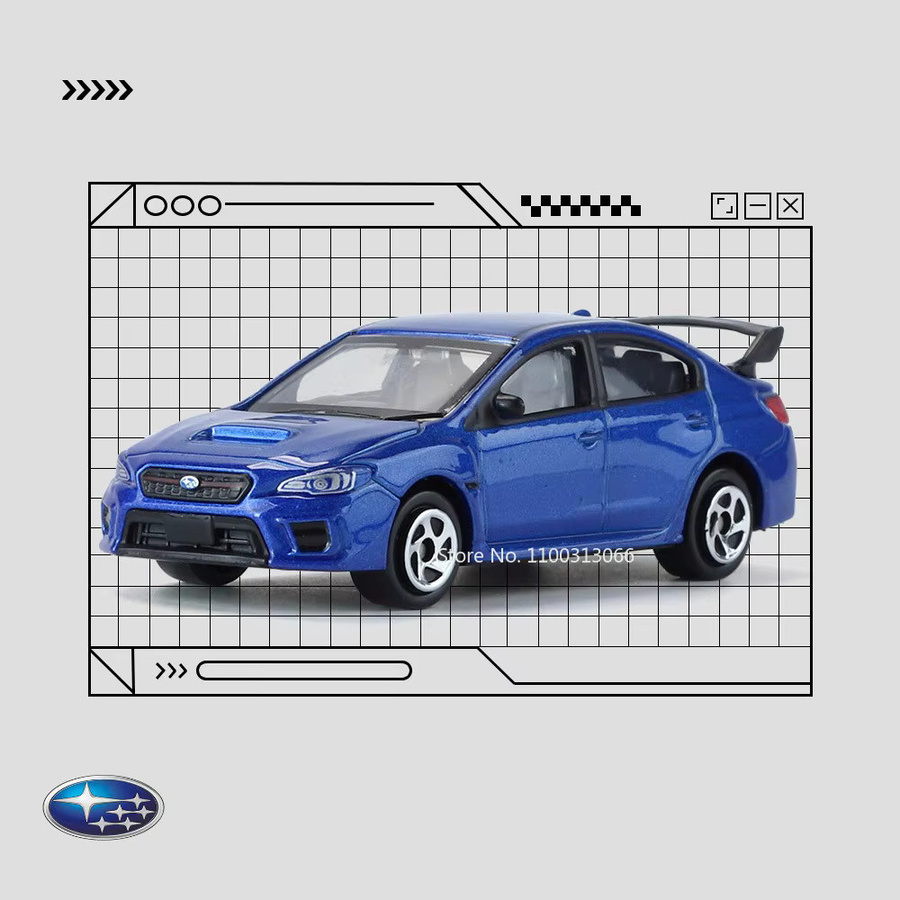 caipo WRX STI Spielzeugmodellauto, 1:64, Metall, Gelb - Bild 2