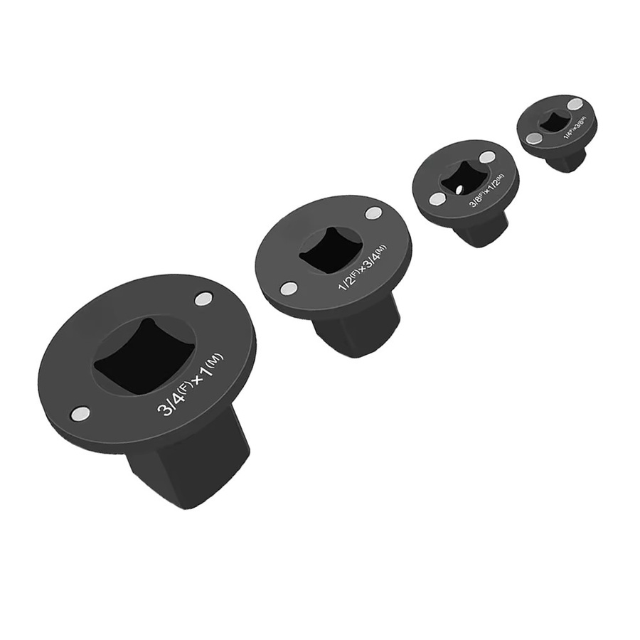 Flacher Adapter für Schlagschrauber von DAZZLEEX in Schwarz - Bild 4