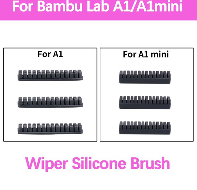 Bambu Lab Silikonbürste als Wischer-Düsenbürste für A1 und A1 mini 3D-Drucker zur Reinigung von Druckerteilen - Bild 1