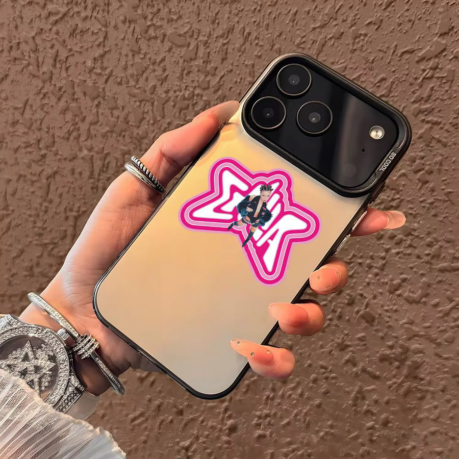 Emilia Mernes Designer Handyhülle für iPhone 17 16 15 14 13 12 11 Pro Max Matt Laser Aurora Funda - Bild 3