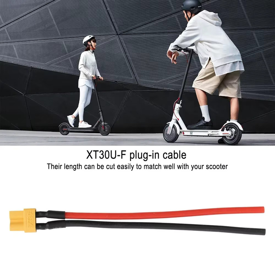 XT30 JST T Stecker und Buchse Adapter Set für Xiaomi M365 Pro Pro 2 1s Elektro Roller Lithium Akku Ladegerät in Gelb - Bild 2