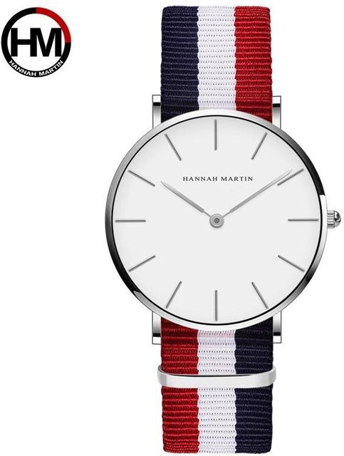 Hannah Martin Armbanduhr, Quarz, Legierung, Weiß, Damen - Bild 1