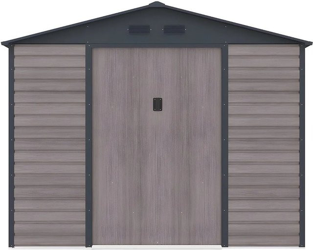 Schrebergartenhaus Adelmo Vente-unique in Anthrazitgrau aus Stahl mit Höhe: 267 cm - Bild 1