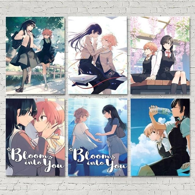 Bloom Into You Poster Vintage Wandkunst in Multicolour als HD-Druck auf Papier, B/H: 15,0 x 10,0 cm - Bild 1