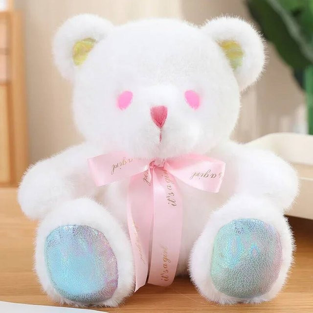 Binchi Fitness Teddybär, Plüschtier, rosa, 25cm, ab 14 Jahre - Bild 1