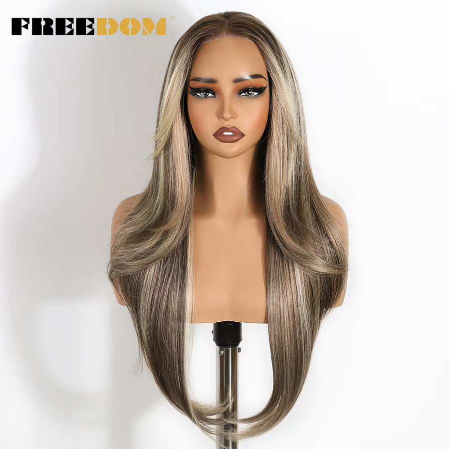 FREIHEIT Lace-Front-Perücke, Ombre-Blond, Weiß, Damen - Bild 2