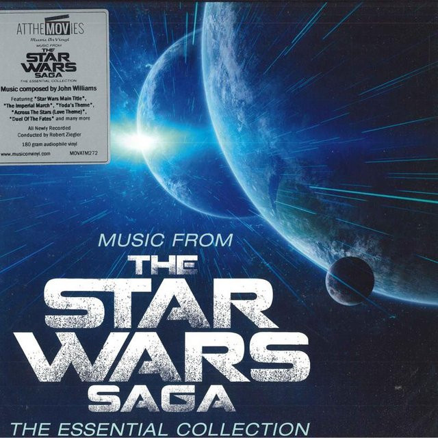 Robert Ziegler – Die Star Wars Saga – Die Essenz LP-Schallplatte von Music On Vinyl, Klassik Soundtrack auf blauem Vinyl, 2022 - Bild 1