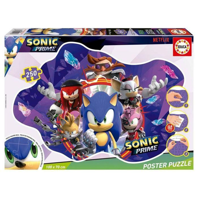 Educa Puzzle Sonic Prime Poster XL mit 250 Teilen, mehrfarbig - Bild 2