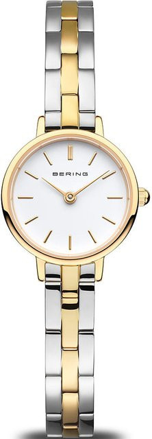 Bering Damenuhr, Quarz, Edelstahl, 22 mm, Weiß, 3 ATM - Bild 1