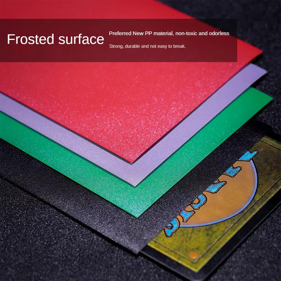 RyshePro Karte Ärmel, Zubehör, 100-teiliges Set, Schwarz, Bunt / Mehrfarbig - Bild 5
