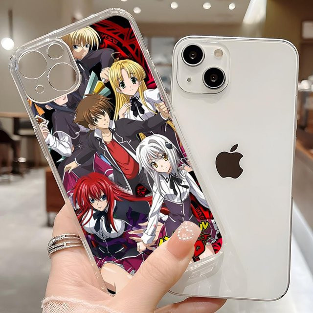 Rastar High School DXD Handyhülle Transparent Softcover für iPhone 16 15 14 13 12 11 Pro Max Mini XR XS 7 6 Plus - Bild 1