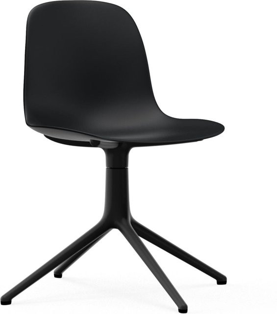 Normann Copenhagen Form Drehstuhl in Schwarz aus Aluminium - Bild 1