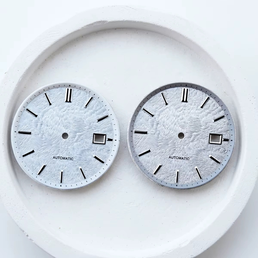 CAOWTAN Zifferblatt, 33,5 mm, Silber, ohne Stein - Bild 2