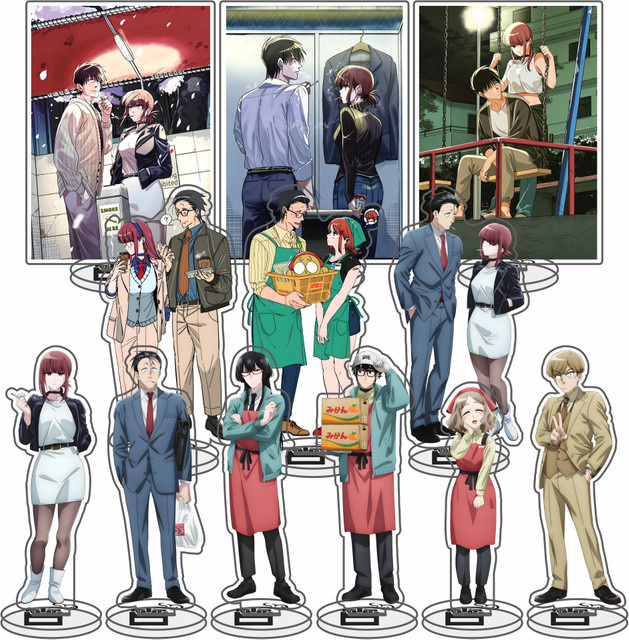 Schlüsselanhänger Anime-Acryl-Standfigur Yamada, Tayama, Sasaki Deko - Bild 1