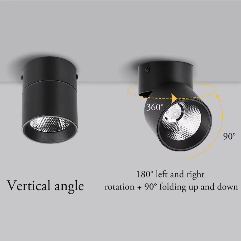CANMEIJIA LED Einbaustrahler Recessed Downlight in Schwarz für Wohnzimmer, Badezimmer und Küche - Bild 2