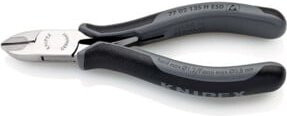 Knipex 77 02 135 H ESD Elektronik-Seitenschneider mit Hartmetallschneide in Schwarz, 135 mm - Bild 1