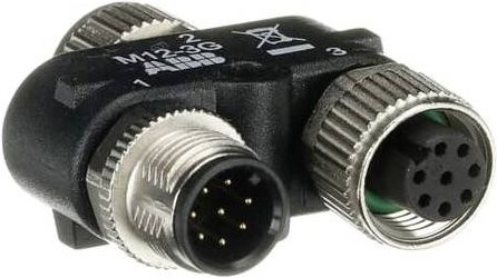 ABB 2TLA020055R0700 Sensor-Aktor-Steckverbinder Buchse in Schwarz - Bild 1