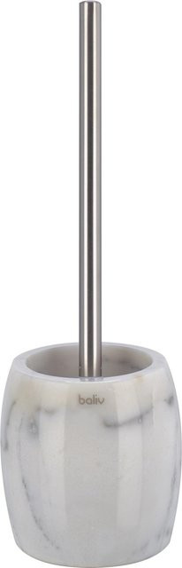 baliv WC-Bürstenhalter in Weiß-Grau Marmor-Optik - Bild 1