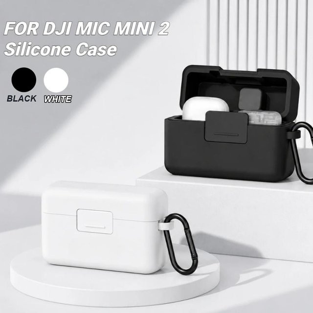 DJI Mic Mini 2 Silikon-Schutzhülle in Schwarz, kratzfest und stoßfest für das Mikrofon - Bild 1