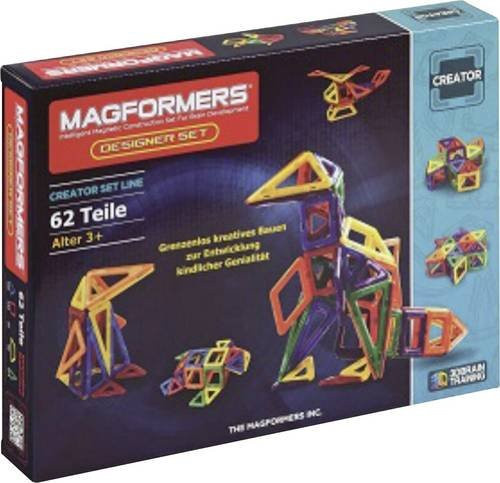 Magformers Creator Designer Set, 62-teiliges Set, ab 3 Jahren - Bild 1