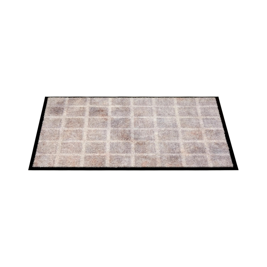 Schöner Wohnen Fußmatte Bellevue Karo Hellgrau B: 67 cm, T: 100 cm - Bild 2