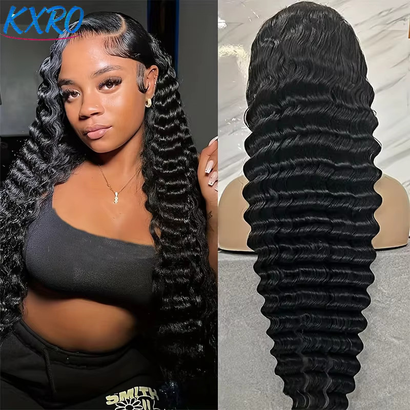 UVEOUS Echthaarperücke, Wasserwelle, Lace Front, Damen - Bild 2