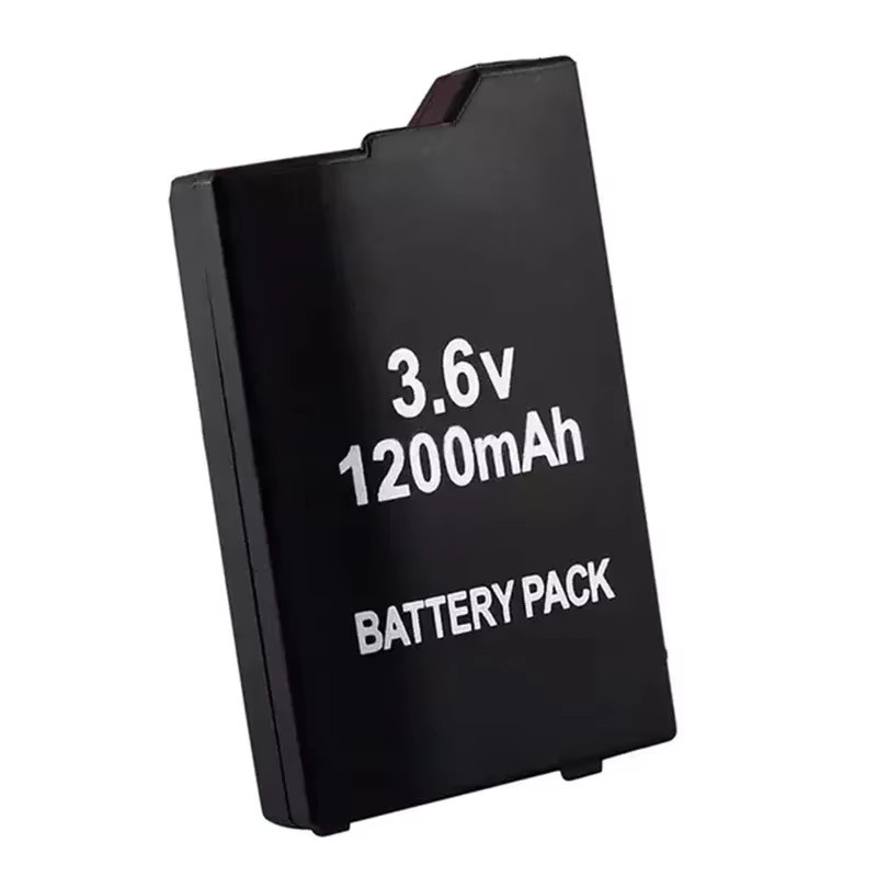 PURFIELD Lithium-Ionen-Ersatzakku für Sony PSP 2000 2003 2004 3005 3007 Konsole, 3,6 V, 1200 mAh, Schwarz - Bild 2