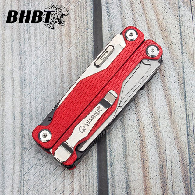 BHBT Klappbare Multitool-Zange in Blau, multifunktionales Kombinationswerkzeug mit Schere für EDC und Outdoor-Einsätze - Bild 1