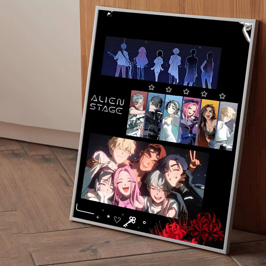 Selbstklebender Anime A-ALIEN S-STAGE Papierdruck als Wandposter in Mehrfarben - Bild 5