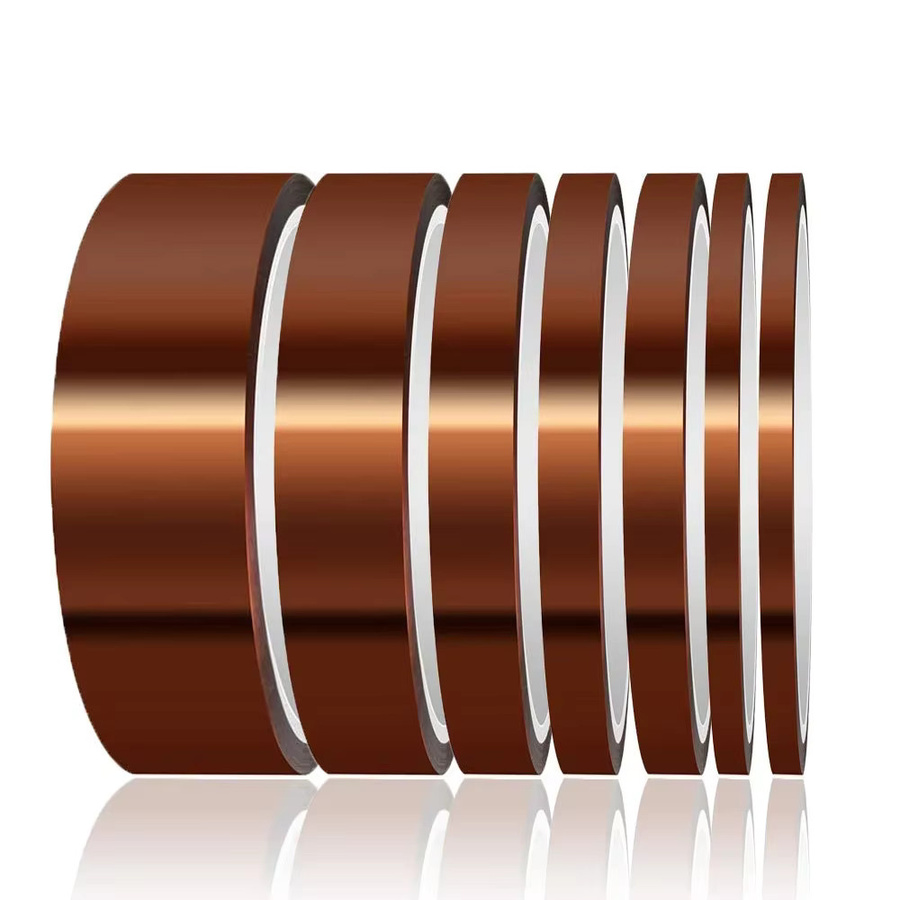 3M Kapton Polyimid Klebeband Gold hitzebeständig zum Maskieren beim Löten, Breite: 5,0 mm, Länge: 33,0 m - Bild 2