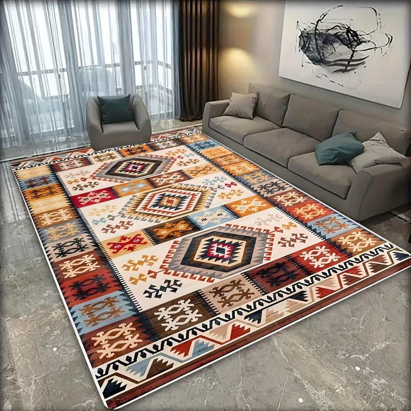 Lodestar Vintage Persische Matte mit Paisley-Muster, rutschfest und waschbar, Mehrfarbig, B/T: 60 x 90 cm - Bild 2