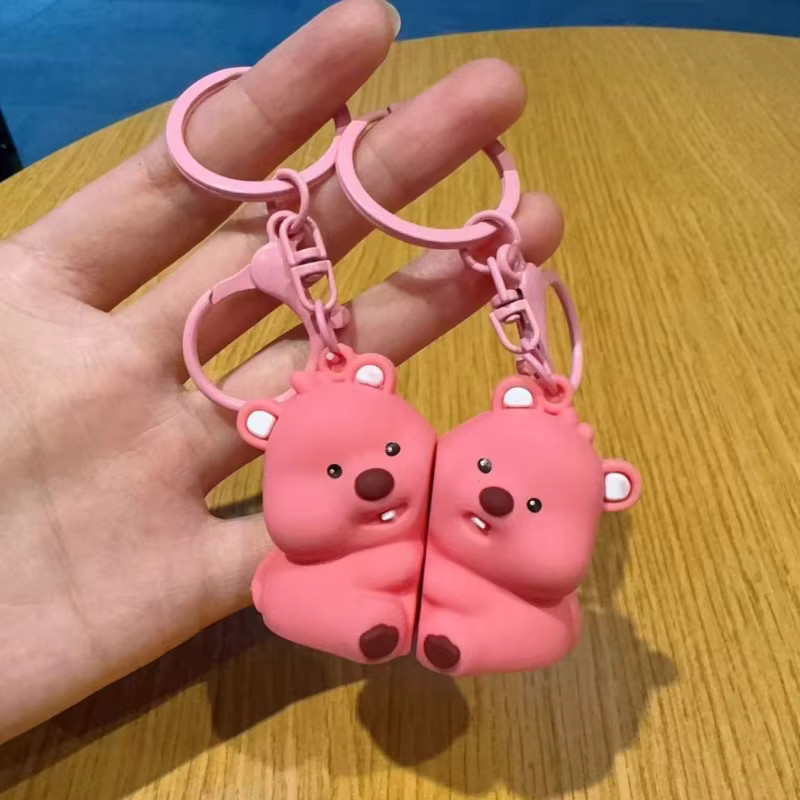 Pororo Puppe, Silikon, Rosa / Pink - Bild 4